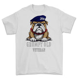 Grumpy Old Queens Own Yeomanry Veteran Printed T-Shirt - White