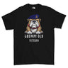 Grumpy Old RAMC Medic Veteran Printed T-Shirt - Black