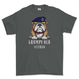 Grumpy Old RAMC Medic Veteran Printed T-Shirt - Charcoal