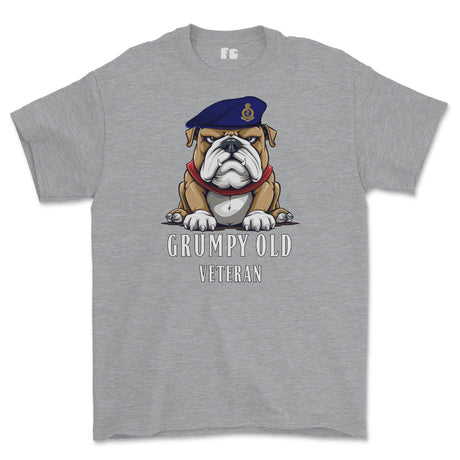 Grumpy Old RAMC Medic Veteran Printed T-Shirt - Sports Grey