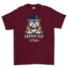 Grumpy Old RAMC Medic Veteran Printed T-Shirt - Maroon