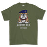 Grumpy Old RAMC Medic Veteran Printed T-Shirt - Olive Green
