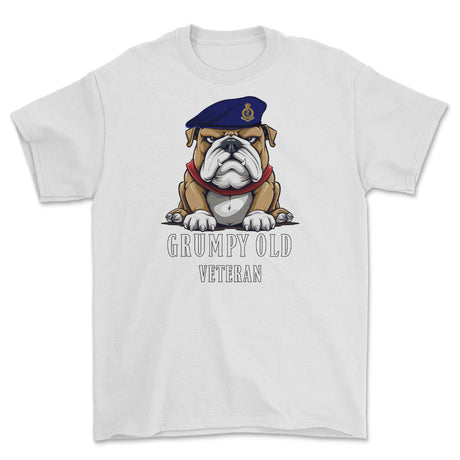 Grumpy Old RAMC Medic Veteran Printed T-Shirt - White