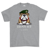 Grumpy Old Royal Green Jackets Veteran Printed T-Shirt - Sports Grey