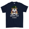 Grumpy Old Royal Green Jackets Veteran Printed T-Shirt - Navy Blue