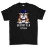 Grumpy Old Royal Horse Artillery Veteran Printed T-Shirt - Black
