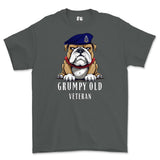 Grumpy Old Royal Horse Artillery Veteran Printed T-Shirt - Charcoal