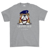 Grumpy Old Royal Horse Artillery Veteran Printed T-Shirt - Sports Grey