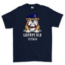 Grumpy Old Royal Horse Artillery Veteran Printed T-Shirt - Navy Blue