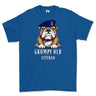 Grumpy Old Royal Horse Artillery Veteran Printed T-Shirt - Royal Blue