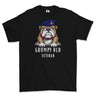 Grumpy Old Royal Artillery Veteran Printed T-Shirt - Black