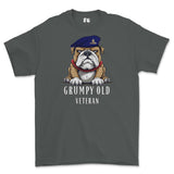 Grumpy Old Royal Artillery Veteran Printed T-Shirt - Charcoal