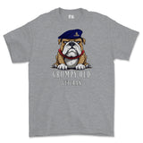 Grumpy Old Royal Artillery Veteran Printed T-Shirt - Sports Grey