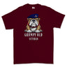 Grumpy Old Royal Artillery Veteran Printed T-Shirt - Maroon