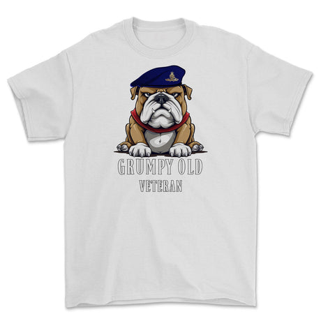 Grumpy Old Royal Artillery Veteran Printed T-Shirt - White