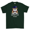 Grumpy Old Royal Lancer Veteran Printed T-Shirt - Green