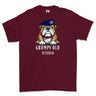 Grumpy Old Royal Lancer Veteran Printed T-Shirt - Maroon