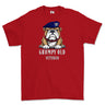 Grumpy Old Royal Lancer Veteran Printed T-Shirt - Red