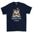 Grumpy Old Royal Navy Officer Printed T-Shirt - Navy Blue