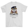 Grumpy Old Royal Navy Officer Printed T-Shirt - White