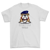 Grumpy Old Royal Signals Veteran Printed T-Shirt - White