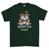 Grumpy Old UDR Veteran Printed T-Shirt - Forest Green