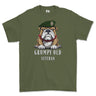 Grumpy Old UDR Veteran Printed T-Shirt - Olive Green