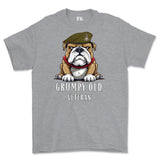 Grumpy Old Yorkshire Regiment Veteran Printed T-Shirt - Sports Grey
