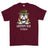 Grumpy Old Yorkshire Regiment Veteran Printed T-Shirt - Maroon