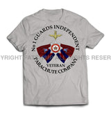 Guards No 1 Independent Parachute Company Printed T-Shirt - Ash