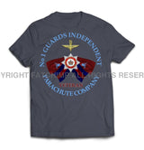 Guards No 1 Independent Parachute Company Printed T-Shirt - Charcoal