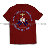Guards No 1 Independent Parachute Company Printed T-Shirt - Maroon
