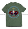 Guards No 1 Independent Parachute Company Printed T-Shirt - Military Green