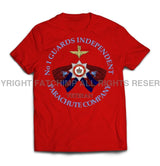 Guards No 1 Independent Parachute Company Printed T-Shirt - Red