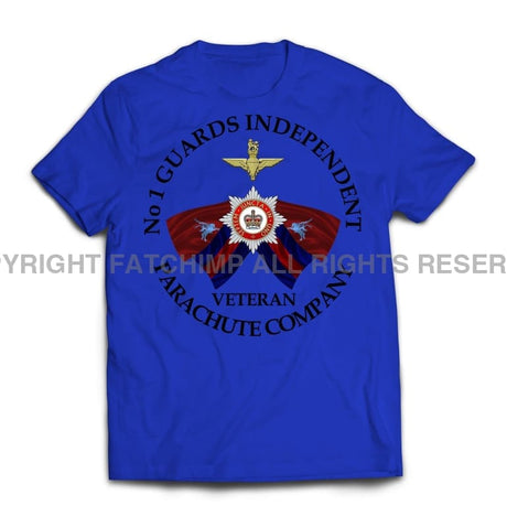 Guards No 1 Independent Parachute Company Printed T-Shirt - Royal Blue