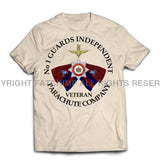 Guards No 1 Independent Parachute Company Printed T-Shirt - Sand