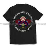 Guards No 6 Independent Parachute Platoon Printed T-Shirt - Black