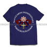 Guards No 6 Independent Parachute Platoon Printed T-Shirt - Navy Blue