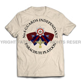 Guards No 6 Independent Parachute Platoon Printed T-Shirt - Sand