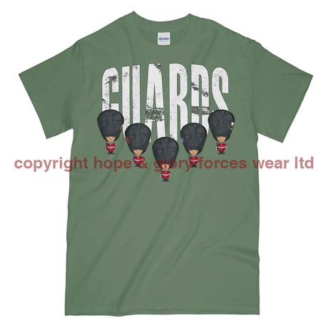 Guards On Parade Military Printed T-Shirt - Military Green/Olive