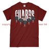 Guards On Parade Military Printed T-Shirt - Maroon
