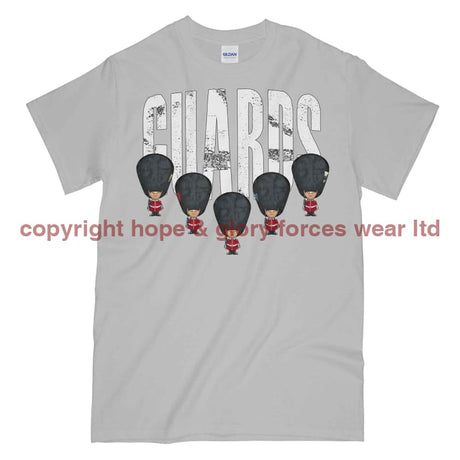 Guards On Parade Military Printed T-Shirt - Sports Grey