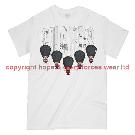 Guards On Parade Military Printed T-Shirt - White