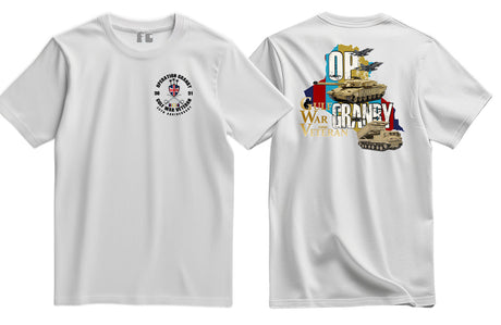 OP Granby Gulf War 35 Veteran Double Side Printed T-Shirt - White