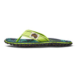 Gumbies Islander Flip-Flops - Women's Lime Hibiscus alternate view 5