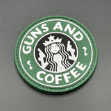 Guns and Coffee Patch, PVC, Hook & Loop, 6cm | Task Outdoor