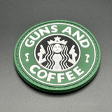 Guns and Coffee Patch, PVC, Hook & Loop, 6cm | Task Outdoor