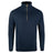 Jack Pyke Half Zip Sweatshirt in navy blue from the front on white background