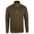 Jack Pyke Half Zip Sweatshirt in dark olive from the front on white background