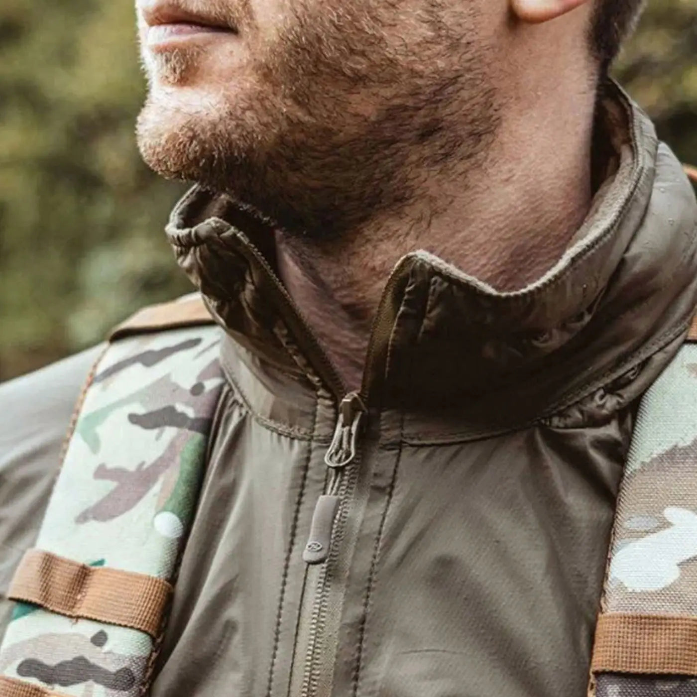 Highlander Halo Smock - Mens Water Resistant Hooded Windbreaker 